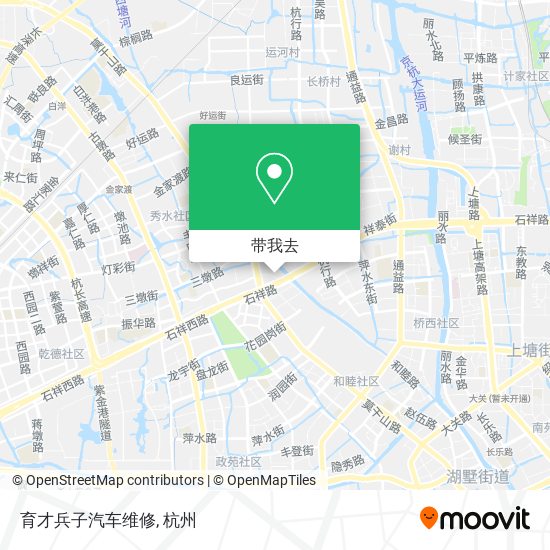 育才兵子汽车维修地图