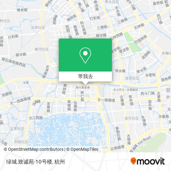 绿城.致诚苑-10号楼地图