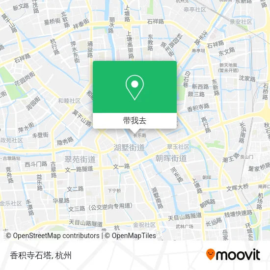 香积寺石塔地图