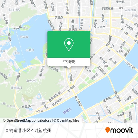 直箭道巷小区-17幢地图
