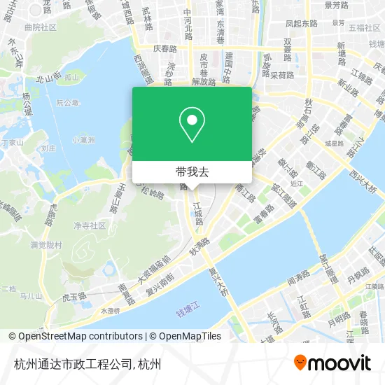 杭州通达市政工程公司地图