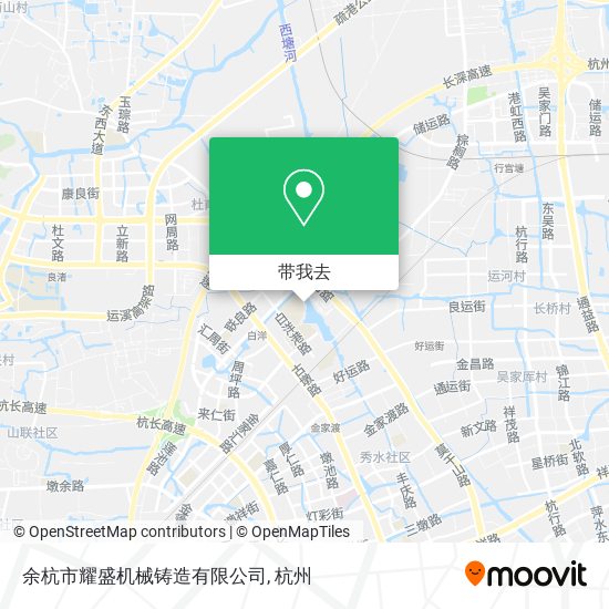 余杭市耀盛机械铸造有限公司地图