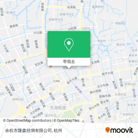 余杭市隆森丝绸有限公司地图