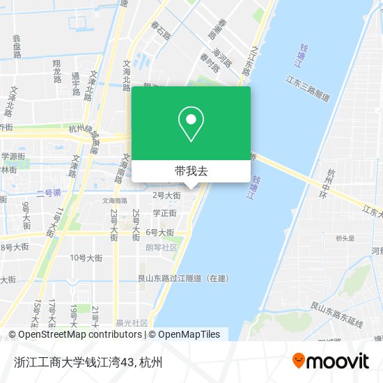 浙江工商大学钱江湾43地图