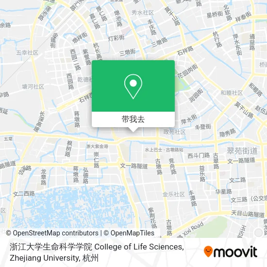 浙江大学生命科学学院 College of Life Sciences, Zhejiang University地图