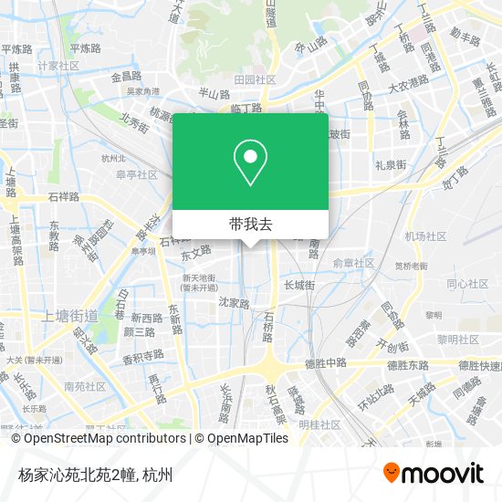杨家沁苑北苑2幢地图