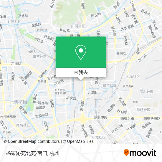 杨家沁苑北苑-南门地图