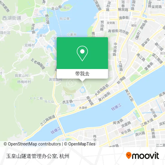玉皇山隧道管理办公室地图