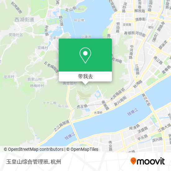 玉皇山综合管理班地图