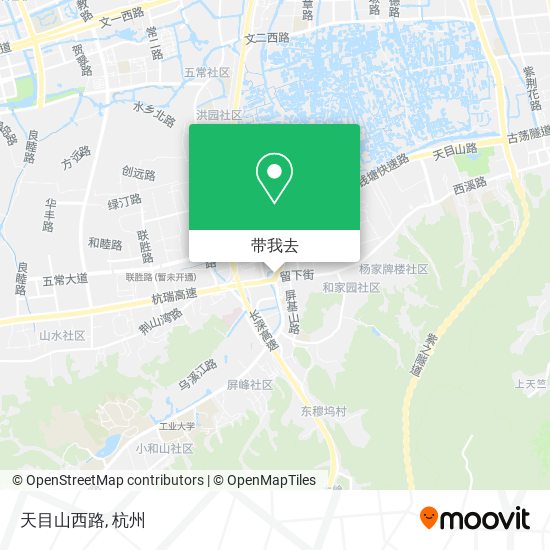 天目山西路地图