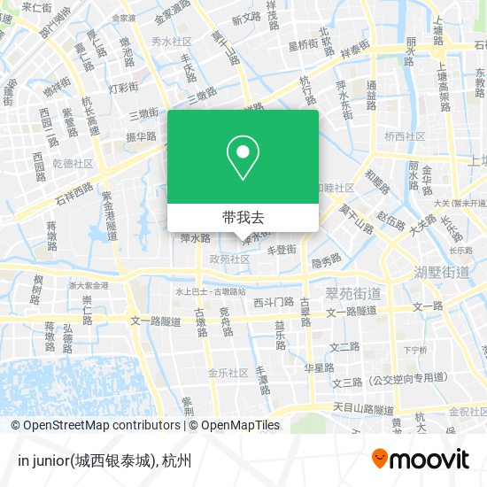 in junior(城西银泰城)地图