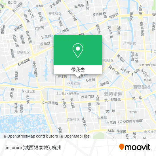 in junior(城西银泰城)地图