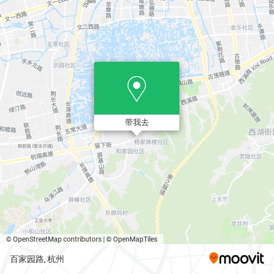 百家园路地图