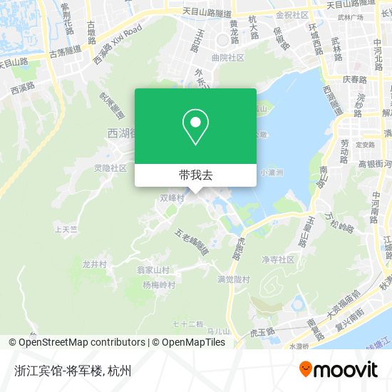 浙江宾馆-将军楼地图