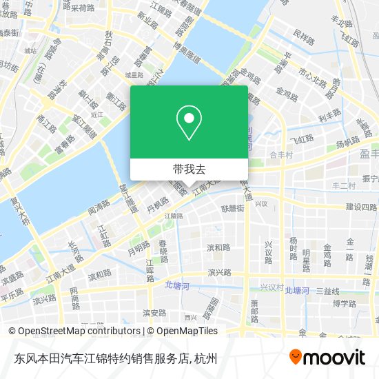 东风本田汽车江锦特约销售服务店地图