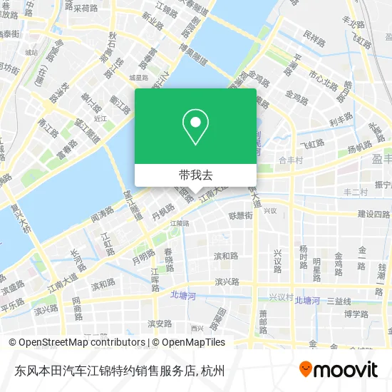 东风本田汽车江锦特约销售服务店地图