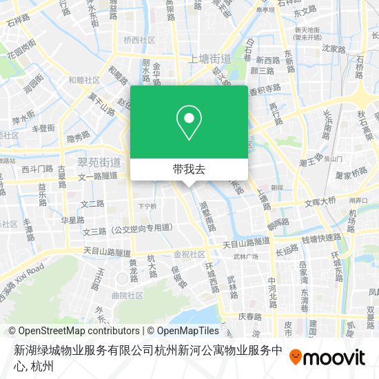 新湖绿城物业服务有限公司杭州新河公寓物业服务中心地图