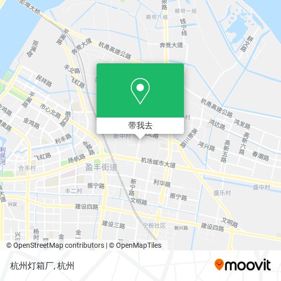 杭州灯箱厂地图