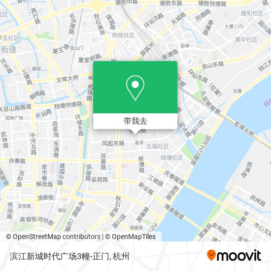 滨江新城时代广场3幢-正门地图
