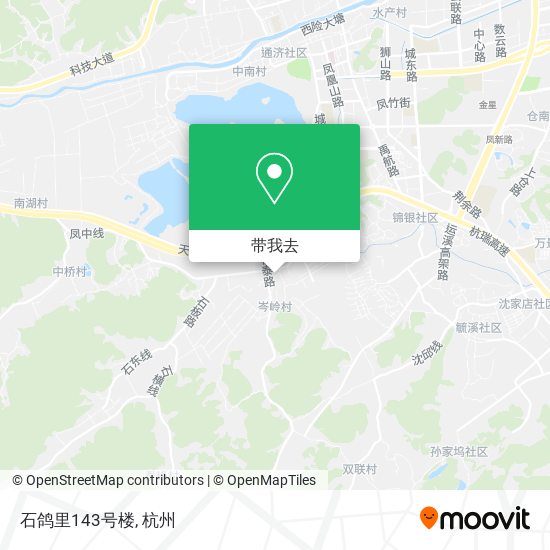 石鸽里143号楼地图