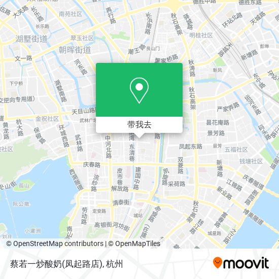 蔡若一炒酸奶(凤起路店)地图