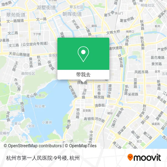 杭州市第一人民医院-9号楼地图