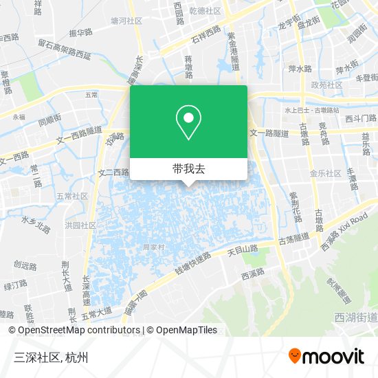 三深社区地图
