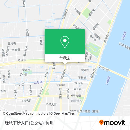绕城下沙入口(公交站)地图