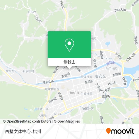 西墅文体中心地图