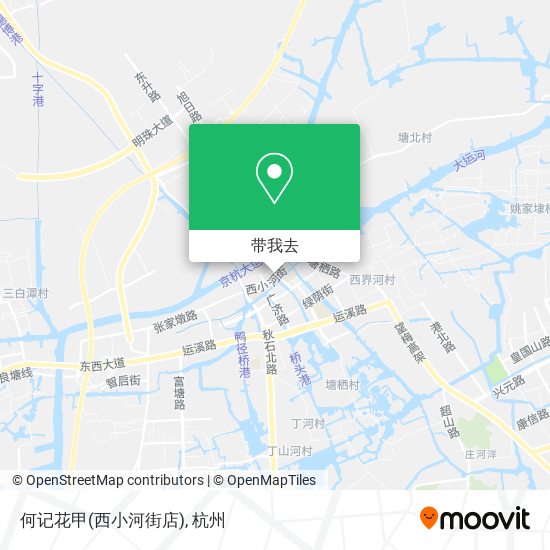 何记花甲(西小河街店)地图