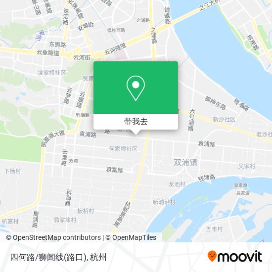 四何路/狮闻线(路口)地图