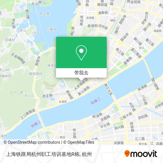 上海铁路局杭州职工培训基地R栋地图