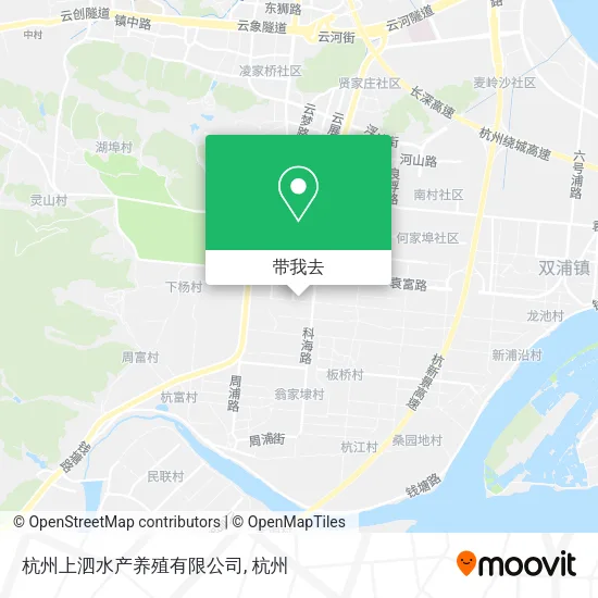 杭州上泗水产养殖有限公司地图