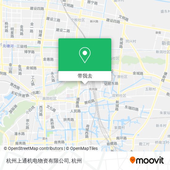 杭州上通机电物资有限公司地图