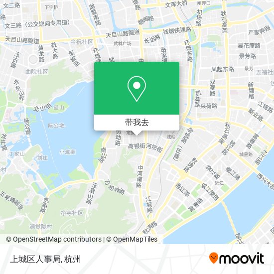上城区人事局地图