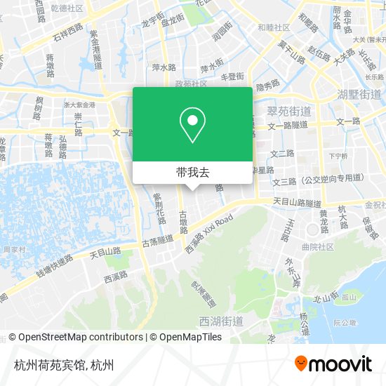 杭州荷苑宾馆地图