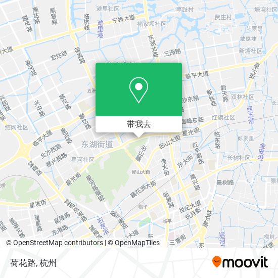 荷花路地图