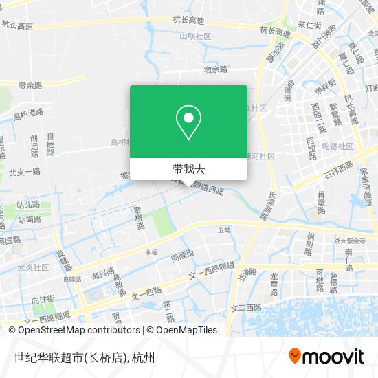 世纪华联超市(长桥店)地图