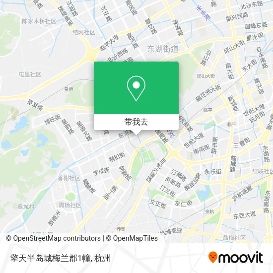 擎天半岛城梅兰郡1幢地图