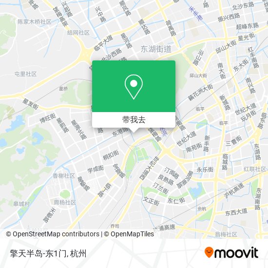 擎天半岛-东1门地图