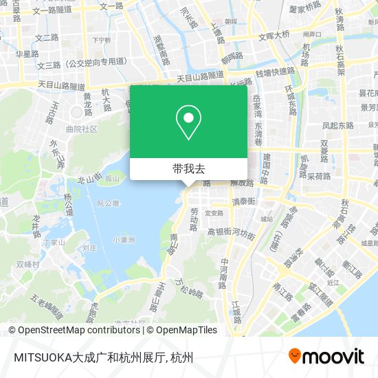 MITSUOKA大成广和杭州展厅地图