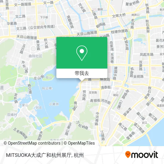 MITSUOKA大成广和杭州展厅地图