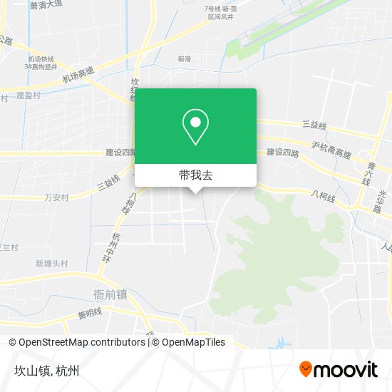 坎山镇地图