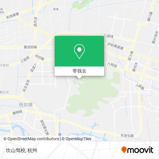 坎山驾校地图