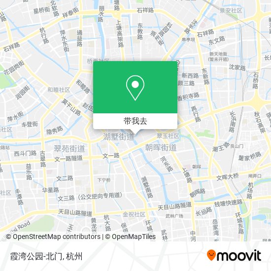 霞湾公园-北门地图
