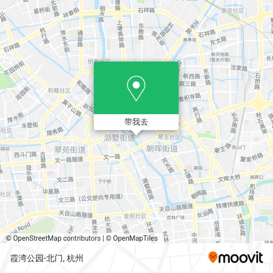 霞湾公园-北门地图