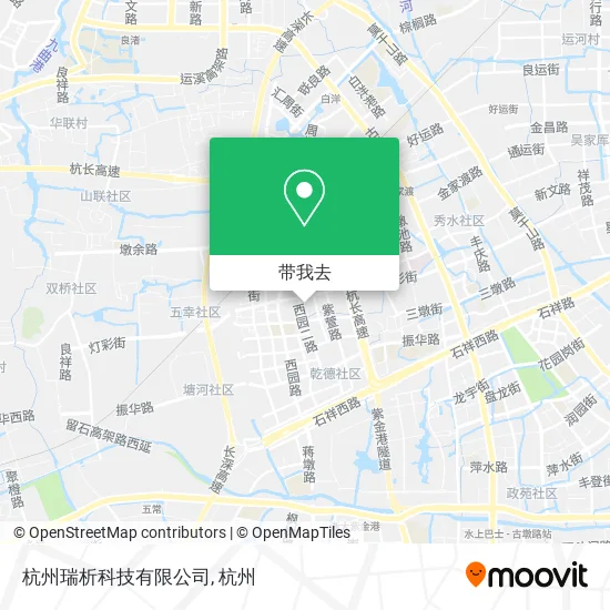 杭州瑞析科技有限公司地图