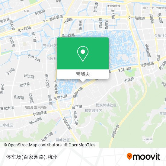 停车场(百家园路)地图