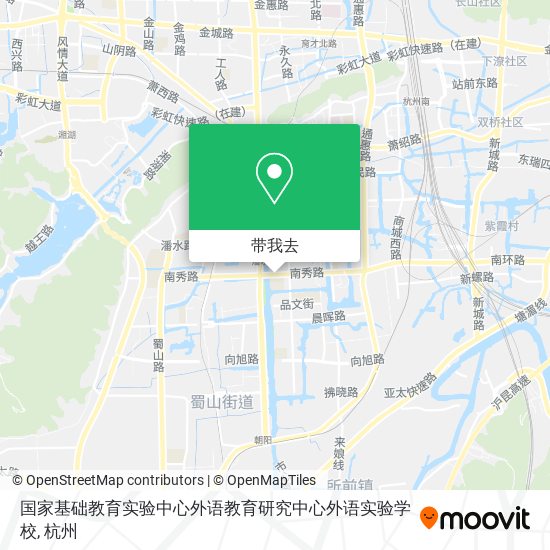 国家基础教育实验中心外语教育研究中心外语实验学校地图