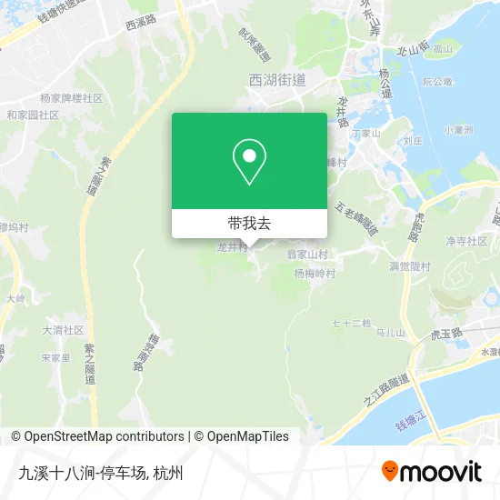 九溪十八涧-停车场地图